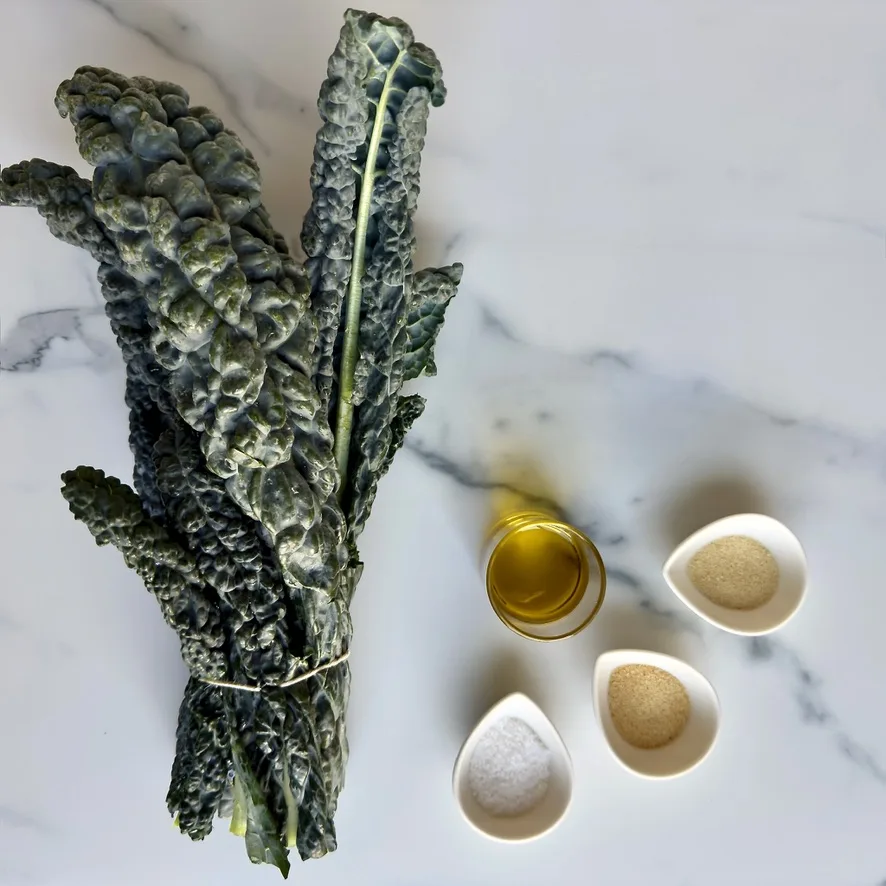 Recipes For Kids - Crispy Kale Chip Ingredients