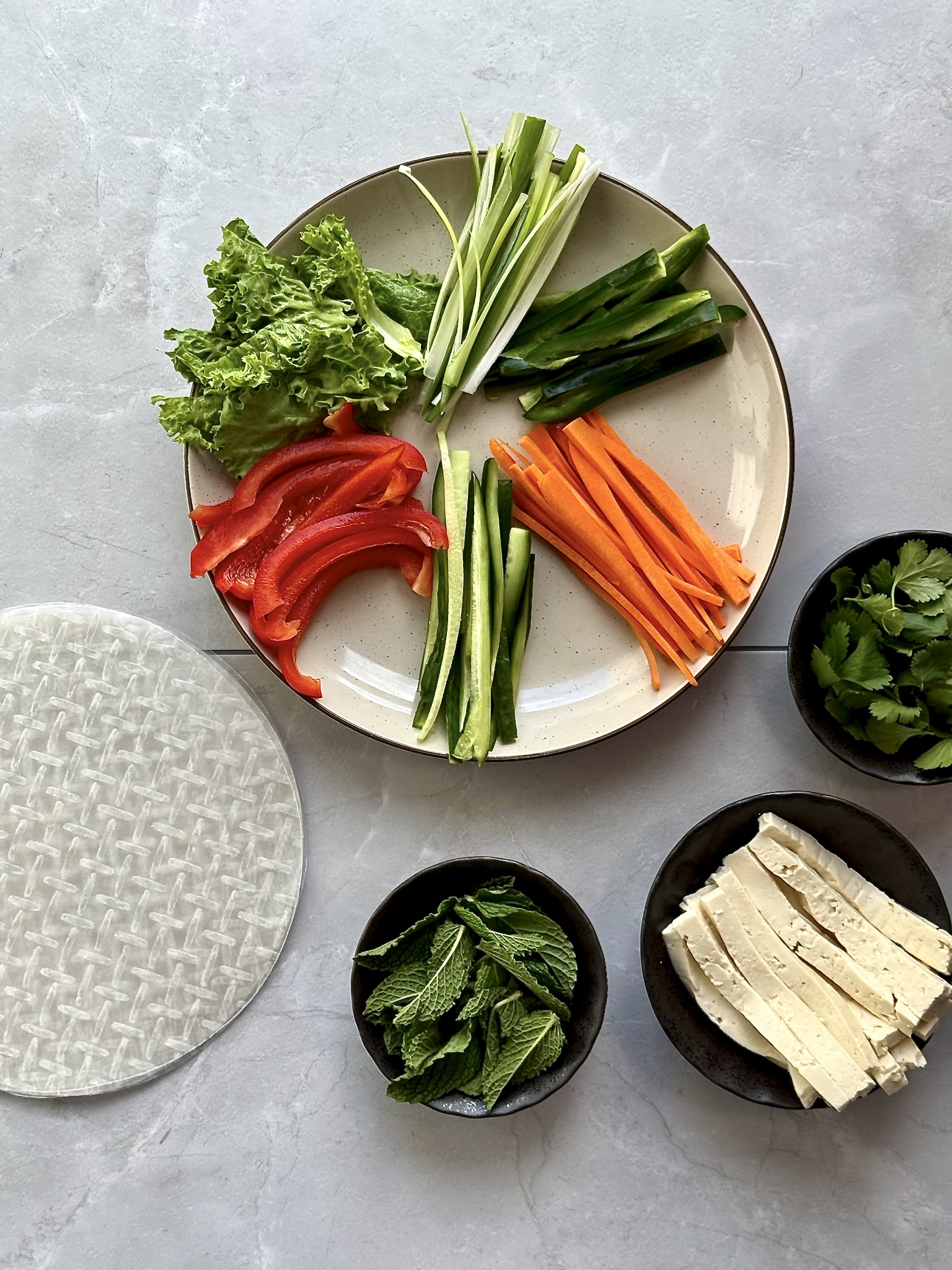 Recipes-For-Kids -Spring Roll Ingredients